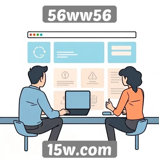 Avaliação da interface do usuário em 56ww56